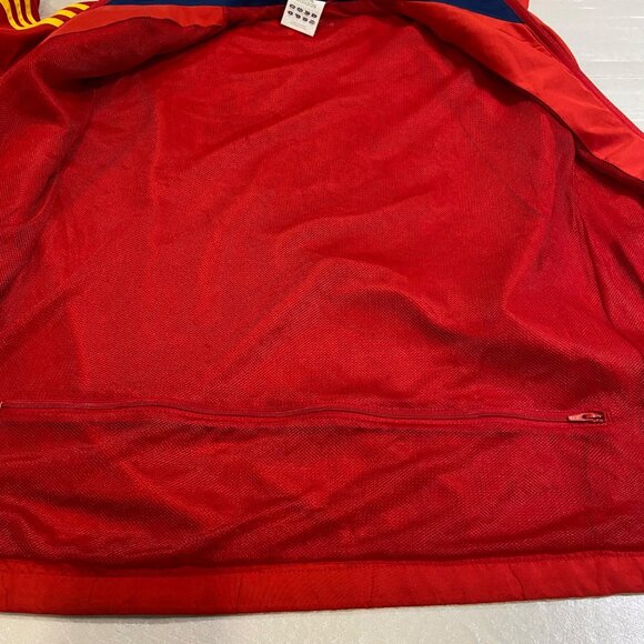 Adidas Spain National Team Soccer Track Jacket Red Retro Vintage Size Small - Picture 9 of 16